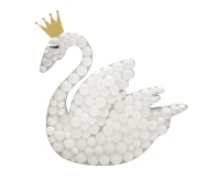 Mosaic balloon template - Swan, 118x123 cm EOL